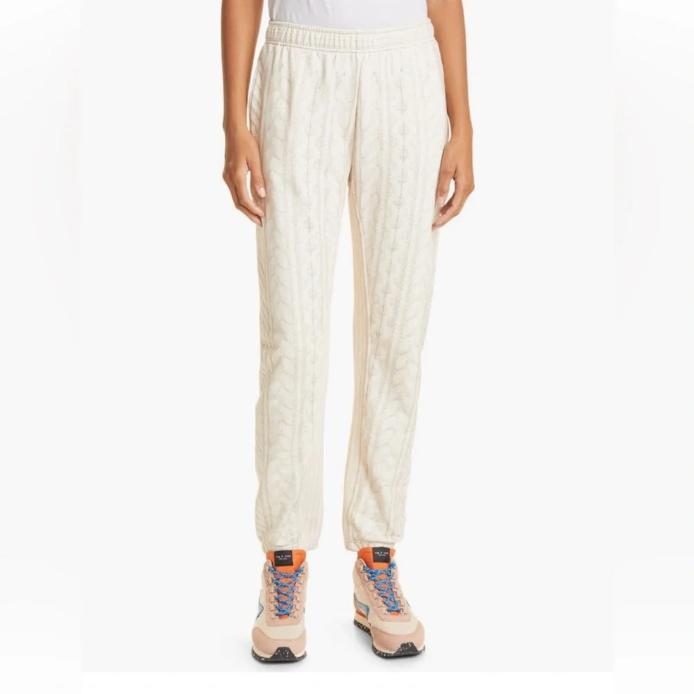 rag & bone women’s Faux Cable Joggers - Picture 1 of 7
